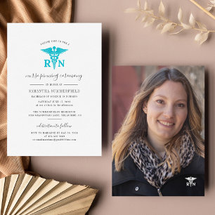 Invitación Graduación 2025 Ceremonia de posgrado de enfermerí