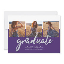 Graduación 2025 Collage de fotos Púrpura