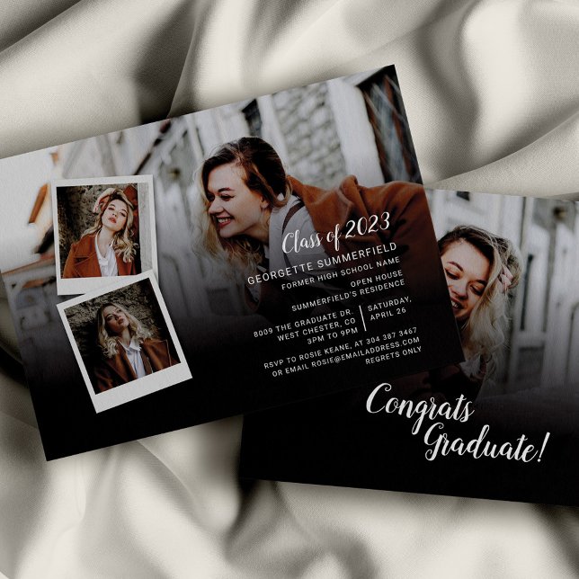 Invitación Graduación 2025 Fiesta de fotografía Fiesta de gra (Subido por el creador)