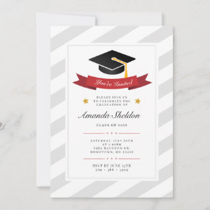 Invitación Graduación 2025 Fiesta de posgrado moderno
