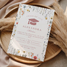Graduación Botánica de Flor Silvestre Elegante