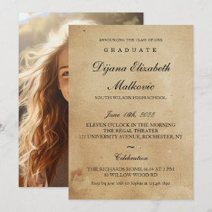Invitación Graduación clásica rusa