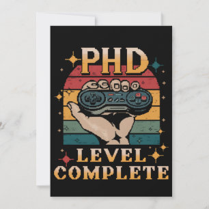 Invitación Graduación completa del nivel de doctorado Doctora