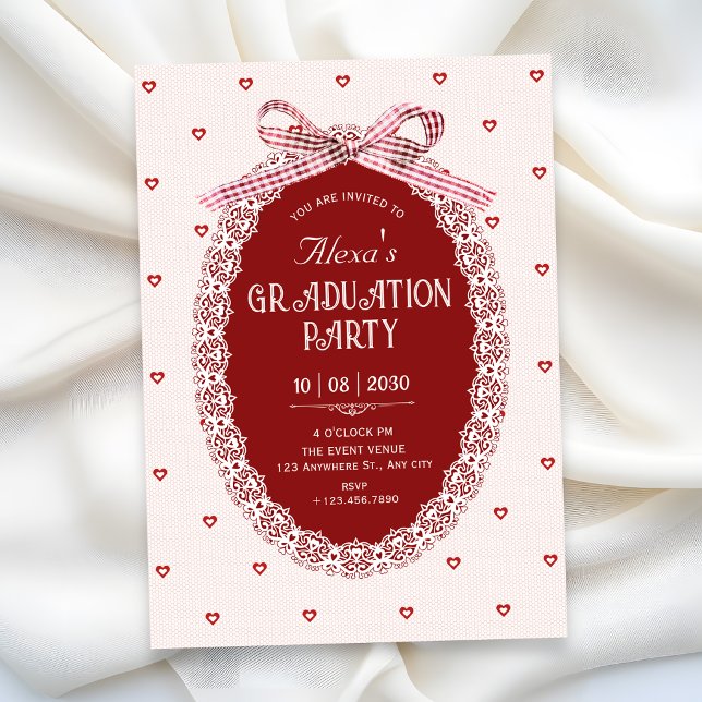 Invitación graduación coqueta (Subido por el creador)
