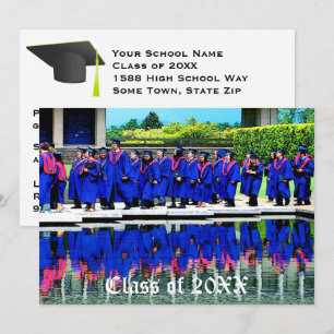 Invitación Graduación de 20XX por agua