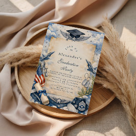 Invitación Graduación de alas de la Fuerza Aérea