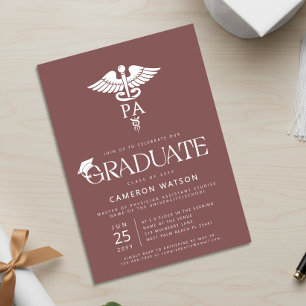 Invitación Graduación de Asistente Médico Escuela de Graduado