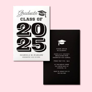 Invitación Graduación de bachillerato 2025
