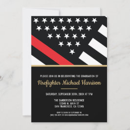 Invitación Graduación de bomberos de la Academia de Bomberos