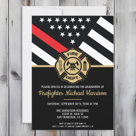 Invitación Graduación de bomberos de la Academia de Bomberos 
