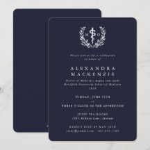 Graduación de Dark Navy MD Asclepius + Corona de L