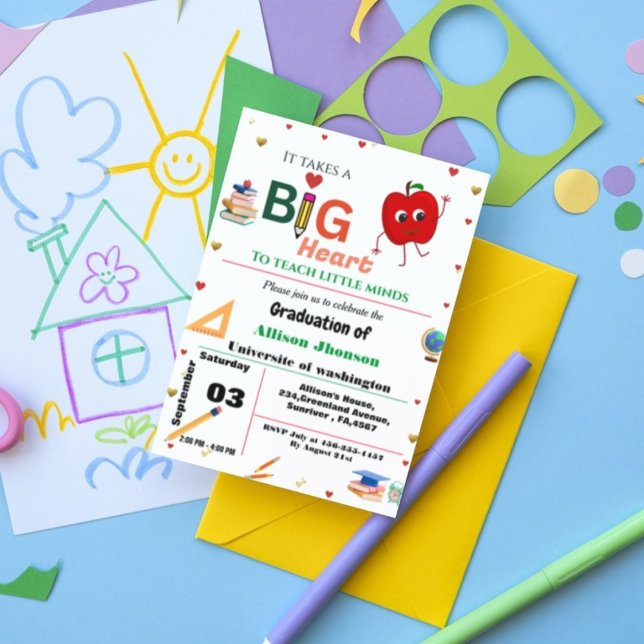 Invitación graduación de docentes invitan a graduación elemen (Subido por el creador)