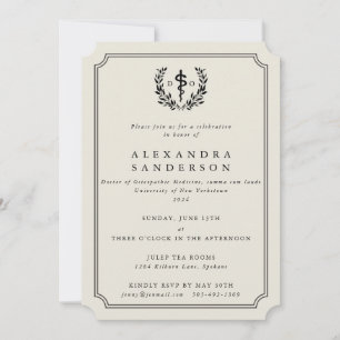 Invitación Graduación de Doctor en Medicina Osteopática
