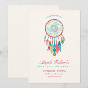 Invitación Graduación de Dreamcatcher