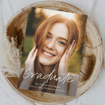 Graduación de escritura moderna Graduación de foto