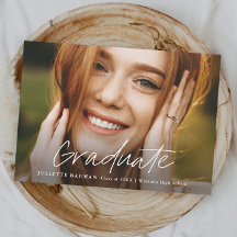 Graduación de escritura moderna Graduación de foto