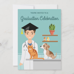 Invitación Graduación de estudiante de veterinaria DVM