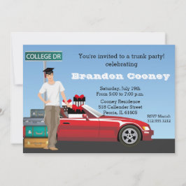 Invitación Graduación de Fiesta de mala educación universitar