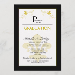 Invitación Graduación de Florence Fleur de Lis