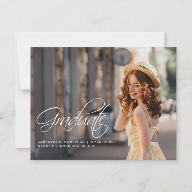 Invitación Graduación de Foto Grad 2025 (Anverso)