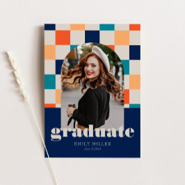 Invitación Graduación de fotografía clásica de arco bajo cont