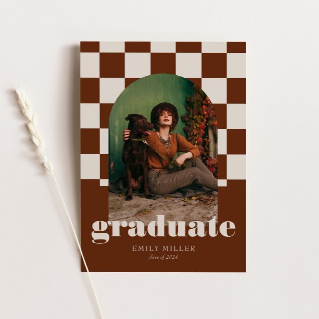 Invitación Graduación de fotografía de arco bajo control de T (Subido por el creador)