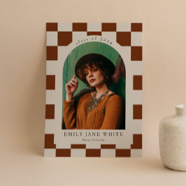 Invitación Graduación de fotografía de arco bajo control de T