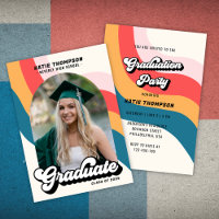 Graduación de fotografía de arco moderno Groovy de