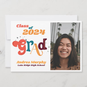 Invitación Graduación de fotografía de grado "Clase de" diver