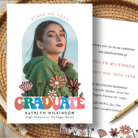 Graduación de fotografía de la tipografía de Groov
