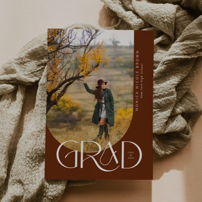 Invitación Graduación de fotografía Minimalista del Arco Mode (Subido por el creador)