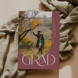 Invitación Graduación de fotografía Minimalista del Arco Mode