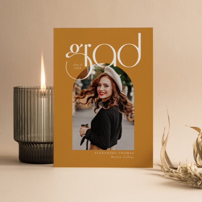 Invitación Graduación de fotografía Minimalista moderna de 5  (Subido por el creador)