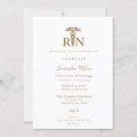 Graduación de fotografía RN de enfermera con regis