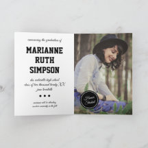 Graduación de fotos de círculos negros