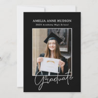 Graduación de fotos en blanco y negro de la cinta 