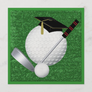 Invitación Graduación de golf - SRF