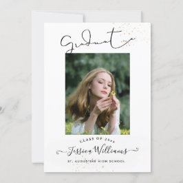 Invitación Graduación De Guión De Caligrafía Moderna PixDezin