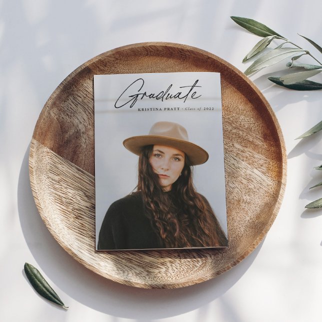 Invitación Graduación de guión Fiesta de retrato fotográfico  (Subido por el creador)