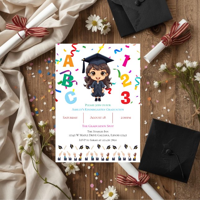 Invitación Graduación de jardín de infancia (Subido por el creador)