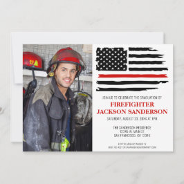 Invitación Graduación de la Academia de Bomberos Foto de Bomb