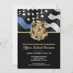 Invitación Graduación de la Academia de Policía Oficial de Cu