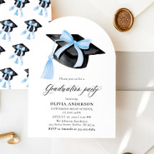 Graduación de la capa de graduación del borde azul