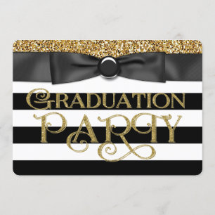 Invitación Graduación de la Clase de 2015 con Brillo Dorado