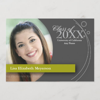 Invitación Graduación de la curva y de los puntos: Verde del