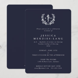 Invitación Graduación de la Enfermera Asclepius de la Armada/