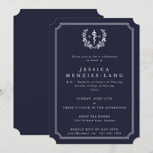 Invitación Graduación de la Enfermera Asclepius de la Armada/