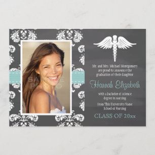 Invitación Graduación de la Escuela de Enfermería Aqua Chalkb