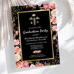 Invitación Graduación de la Escuela de Enfermería de Oro Flor