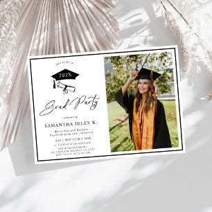 Invitación Graduación de la Escuela de Fotos de Guión Moderno